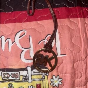 Michael Kors Gold and Brown Logo Charm